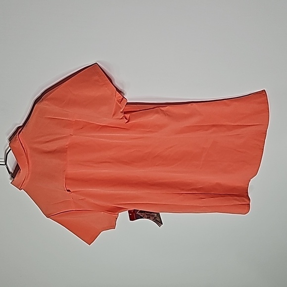 The North Face small salmon pink outdoors button down short sleeve - Picture 3 of 6